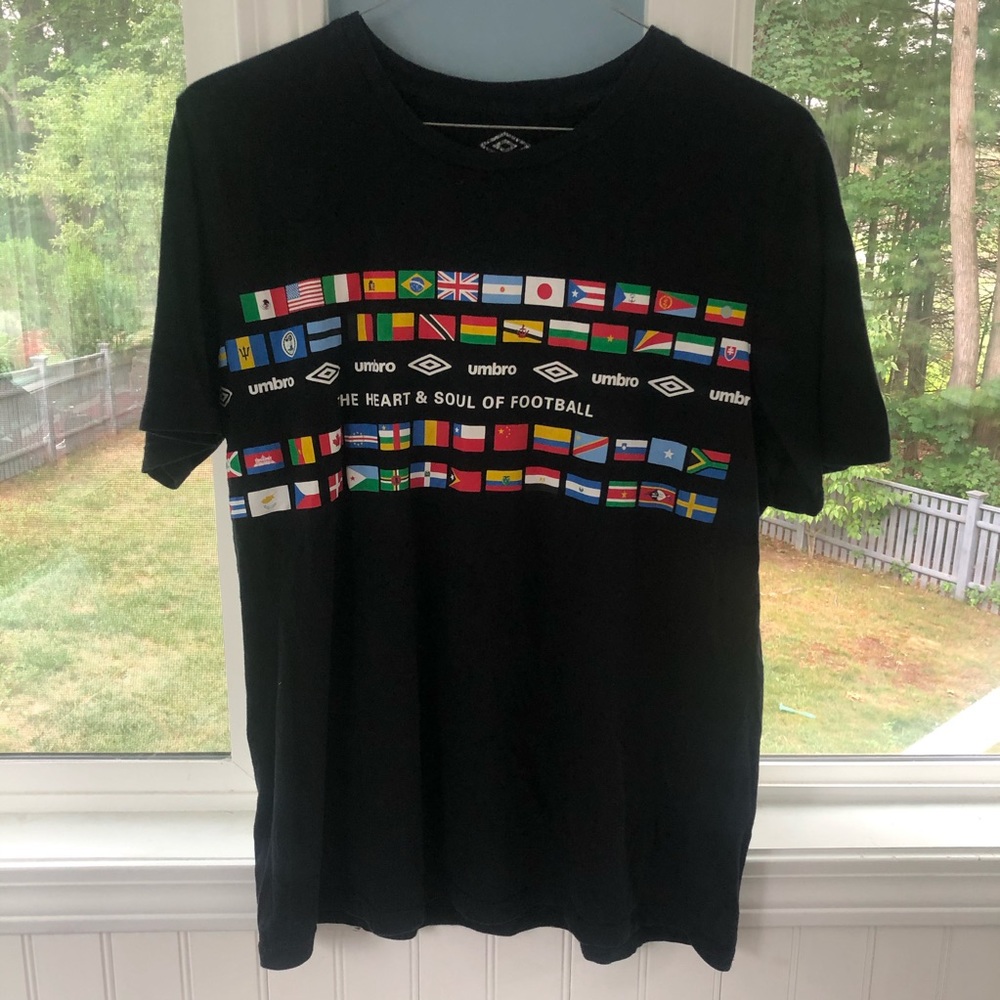 UMBRO FLAGS OF THE WORLD TEE-SHIRT